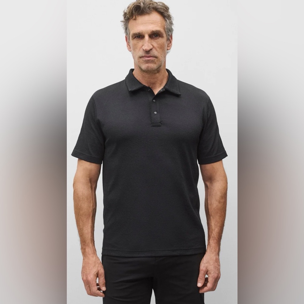 Reigning Champ - Solo Tex Mesh Tie Break Polo Shirt